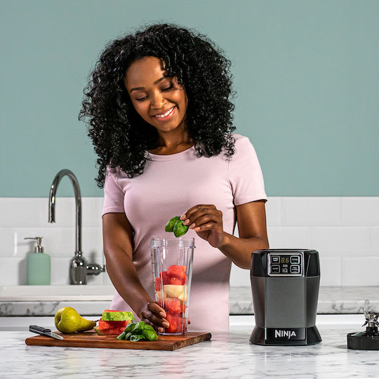 Ninja Μπλέντερ για Smoothies 0.7lt 1000W Γκρι BN495EU