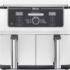 Ninja Foodi Air Fryer με Διπλό Αποσπώμενο Κάδο 9.5lt Λευκό