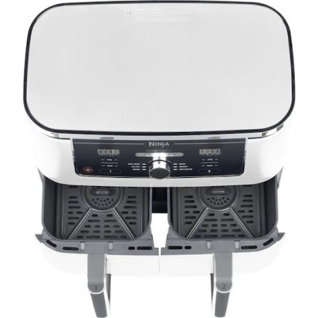 Ninja Foodi Air Fryer με Διπλό Αποσπώμενο Κάδο 9.5lt Λευκό