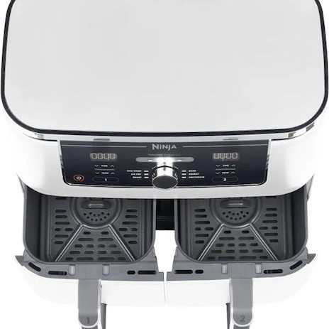 Ninja Foodi Air Fryer με Διπλό Αποσπώμενο Κάδο 9.5lt Λευκό