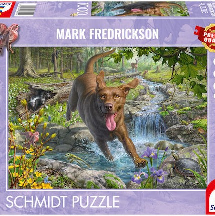 Fredrickson: Retriever In Spring Puzzle 2D 1000pcs