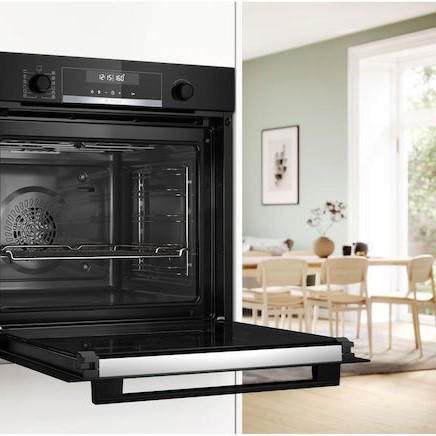 Bosch Φούρνος άνω Πάγκου 71lt Π59.4εκ. Μαύρος