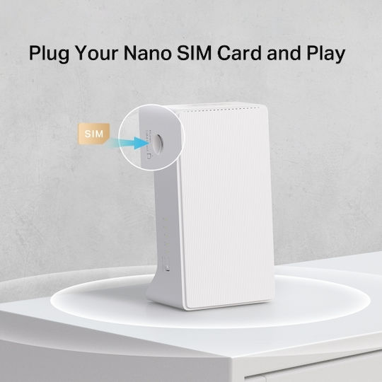 Mercusys MB230-4G Ασύρματο 4G Mobile Router Wi‑Fi 5 με 2 Θύρες Gigabit Ethernet