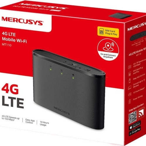 Mercusys MT110 Ασύρματο 4G Φορητό Hotspot Wi‑Fi 4