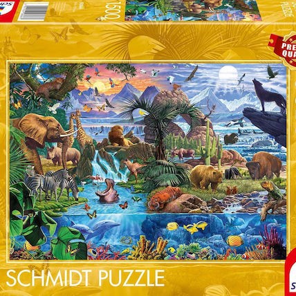 Schmidt 58866 Puzzle 1500pcs A Wildlife Panorama - Steve Crisp
