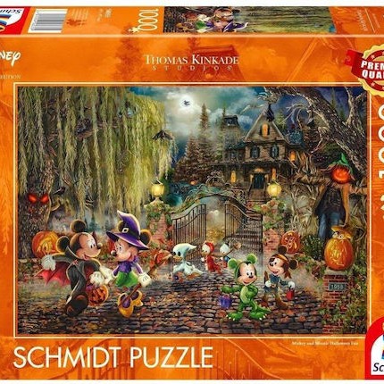 Mickey Mouse & Minnie Halloween Puzzle 2D 1000pcs