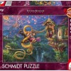Puzzle 2D Kinkade: Disney Dreams Collection: Rapunzel Tangled Up In Love 1000pcs