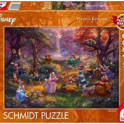 Puzzle 2D Disney Kinkade: Robin Hood 1000pcs