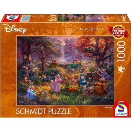 Puzzle 2D Disney Kinkade: Robin Hood 1000pcs