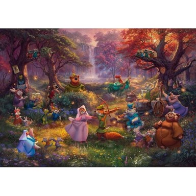 Puzzle 2D Disney Kinkade: Robin Hood 1000pcs