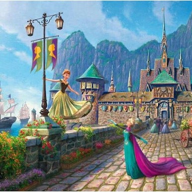 Celebration in Arendelle Puzzle 2D 1000pcs