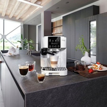 De'Longhi Magnifica Start Αυτόματη Μηχανή Espresso 1450W Πίεσης 15bar για Cappuccino με Μύλο Άλεσης Λευκή