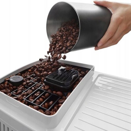 De'Longhi Magnifica Start Αυτόματη Μηχανή Espresso 1450W Πίεσης 15bar για Cappuccino με Μύλο Άλεσης Λευκή