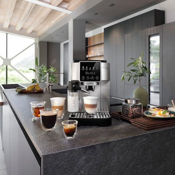 De'Longhi Magnifica Start Αυτόματη Μηχανή Espresso 1450W Πίεσης 15bar με Μύλο Άλεσης Ασημί