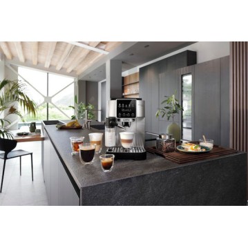 De'Longhi Magnifica Start Αυτόματη Μηχανή Espresso 1450W Πίεσης 15bar με Μύλο Άλεσης Ασημί