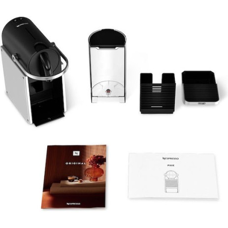 De'Longhi Pixie Καφετιέρα για Κάψουλες Nespresso Πίεσης 19bar Silver