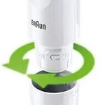 Braun Multiquick 1 Ραβδομπλέντερ με Ανοξείδωτη Ράβδο 450W Λευκό