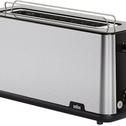 Braun Toaster Φρυγανιέρα 2 Θέσεων 1030W Inox