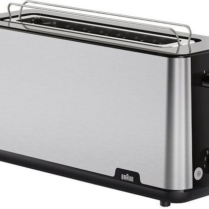 Braun Toaster Φρυγανιέρα 2 Θέσεων 1030W Inox