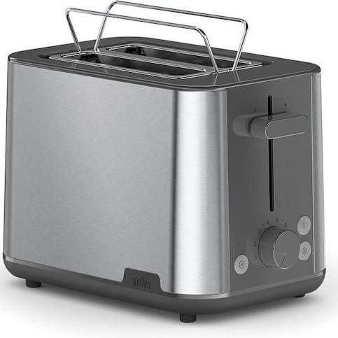 Braun Ht 1510 Φρυγανιέρα 2 Θέσεων 900W Γκρι