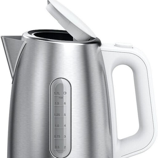 Braun Pureshine Βραστήρας 1.7lt 2200W Ασημί