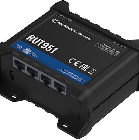 Teltonika RUT951 v1 Ασύρματο 4G Mobile Router με 4 Θύρες Ethernet