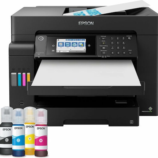 Epson EcoTank ET-16605 Ασπρόμαυρο Πολυμηχάνημα Inkjet με WiFi και Mobile Print