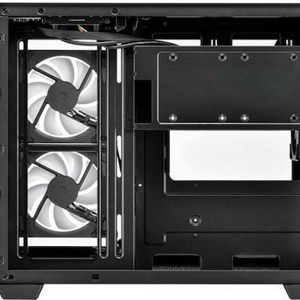 FSP/Fortron S380 Gaming Midi Tower Κουτί Υπολογιστή με Πλαϊνό Παράθυρο και RGB Φωτισμό Μαύρο