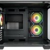 FSP/Fortron S380 Gaming Midi Tower Κουτί Υπολογιστή με Πλαϊνό Παράθυρο και RGB Φωτισμό Μαύρο
