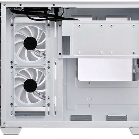 FSP/Fortron S380 Gaming Midi Tower Κουτί Υπολογιστή με Πλαϊνό Παράθυρο και RGB Φωτισμό Λευκό