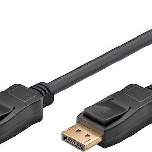 Goobay Cable DisplayPort male - DisplayPort male 3m Μαύρο (74779)
