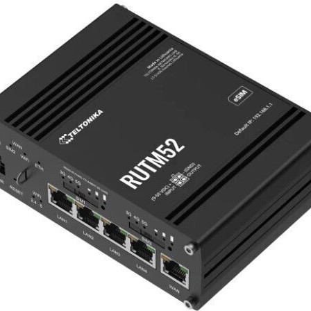 Teltonika RUTM52 Ασύρματο 4G Mobile Router Wi‑Fi 5 με 5 Θύρες Gigabit Ethernet