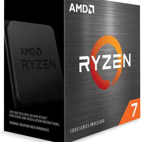 AMD Ryzen 7 5800XT 3.8GHz Επεξεργαστής 8 Πυρήνων για Socket AM4 σε Κουτί με Ψύκτρα