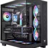 Thermaltake View 380 XL TG ARGB Gaming Midi Tower Κουτί Υπολογιστή με Πλαϊνό Παράθυρο Μαύρο