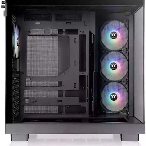 Thermaltake View 380 XL TG ARGB Gaming Midi Tower Κουτί Υπολογιστή με Πλαϊνό Παράθυρο Μαύρο