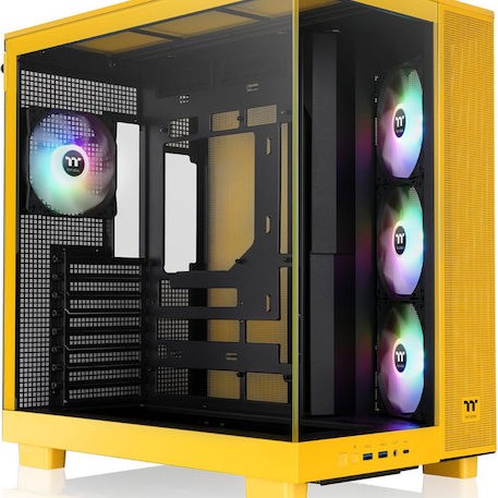 Thermaltake View 380 XL TG ARGB Gaming Midi Tower Κουτί Υπολογιστή με Πλαϊνό Παράθυρο Bumblebee