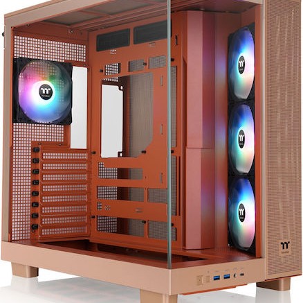 Thermaltake View 380 XL TG ARGB Gaming Midi Tower Κουτί Υπολογιστή με Πλαϊνό Παράθυρο Sand