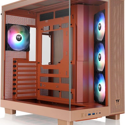 Thermaltake View 380 XL TG ARGB Gaming Midi Tower Κουτί Υπολογιστή με Πλαϊνό Παράθυρο Sand