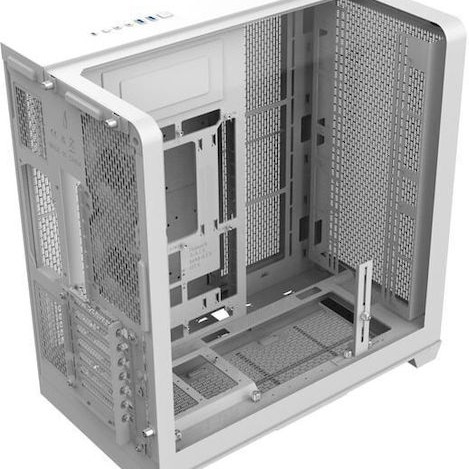 Thermaltake View 390 Air Gaming Midi Tower Κουτί Υπολογιστή με Πλαϊνό Παράθυρο Snow White