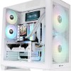 Thermaltake View 390 Air Gaming Midi Tower Κουτί Υπολογιστή με Πλαϊνό Παράθυρο Snow White