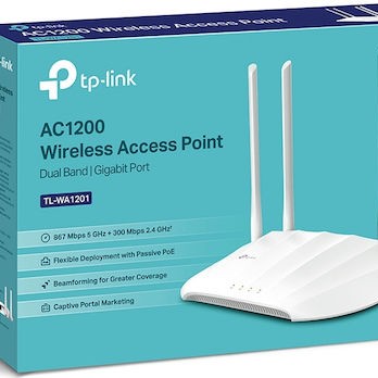 TP-LINK TL-WA1201 v1 Access Point Wi‑Fi 5 Dual Band (2.4 & 5GHz)