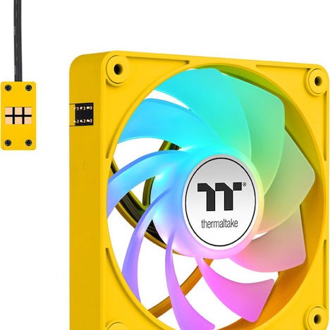 Thermaltake CT140 EX Reverse Case Fan με ARGB Φωτισμό και Σύνδεση 4-Pin PWM 3τμχ Bumblebee
