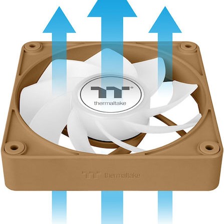 Thermaltake CT120 EX Reverse Case Fan με ARGB Φωτισμό 3τμχ Gravel Sand