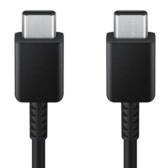 Samsung Φορτιστής με Θύρα USB-C και Καλώδιο USB-C - USB-C 45W Power Delivery Μαύρος (EP-T4511X)