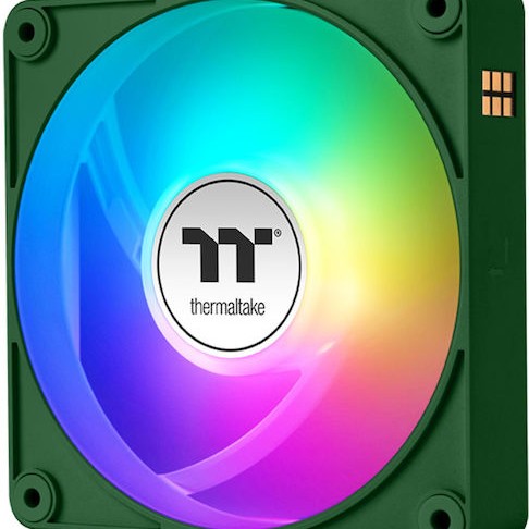 Thermaltake CT140 EX Reverse Case Fan με Πράσινο Φωτισμό και Σύνδεση 3-Pin / 4-Pin PWM 3τμχ Πράσινο