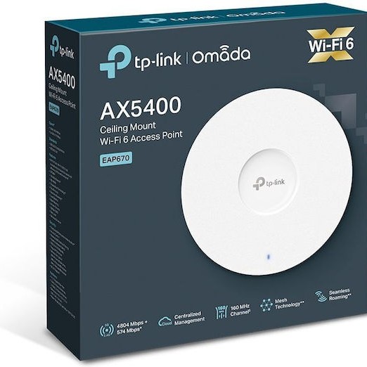 TP-LINK EAP650 v1.2 Access Point Wi‑Fi 6 Dual Band (2.4 & 5GHz)