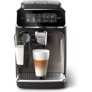 Philips Series 3300 Αυτόματη Μηχανή Espresso 1500W Πίεσης 15bar με Μύλο Άλεσης Μαύρη