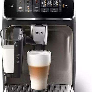 Philips Series 3300 Αυτόματη Μηχανή Espresso 1500W Πίεσης 15bar με Μύλο Άλεσης Μαύρη