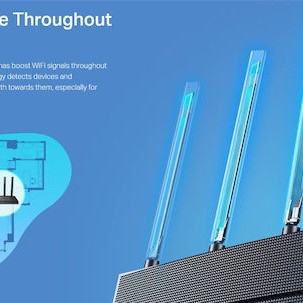 TP-LINK Archer AX12 v1 Ασύρματο Router Wi‑Fi 6 με 4 Θύρες Gigabit Ethernet