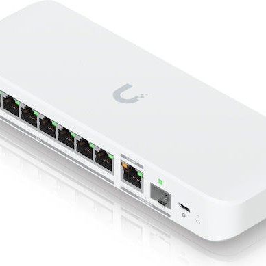 Ubiquiti Flex 2.5G Managed L2 PoE+ Switch με 8 Θύρες Ethernet